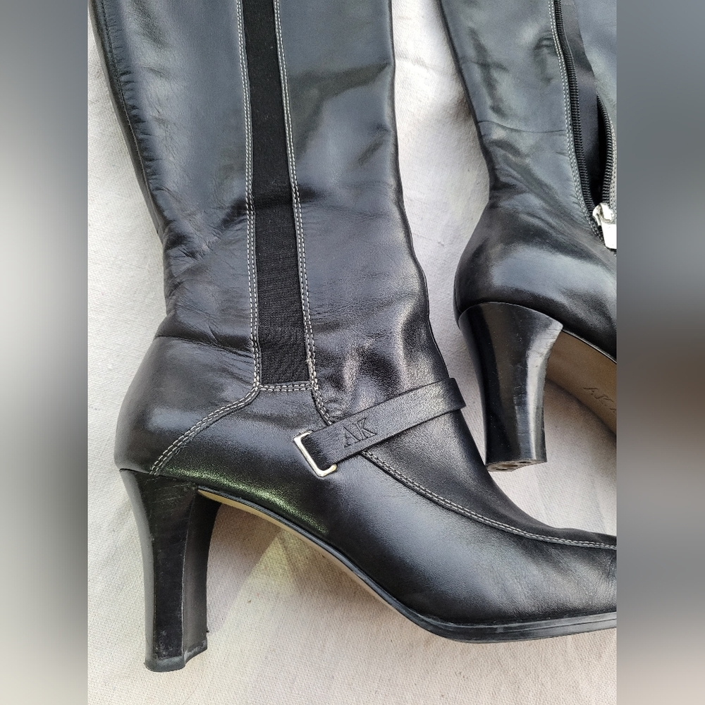 Anne Klein Black Heeled Boots